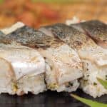 Pressed Sushi with Seared Marinated Mackerel Recipe (Shime Saba Oshizushi)
