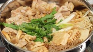 Recette de Torisuki (Sukiyaki de poulet)