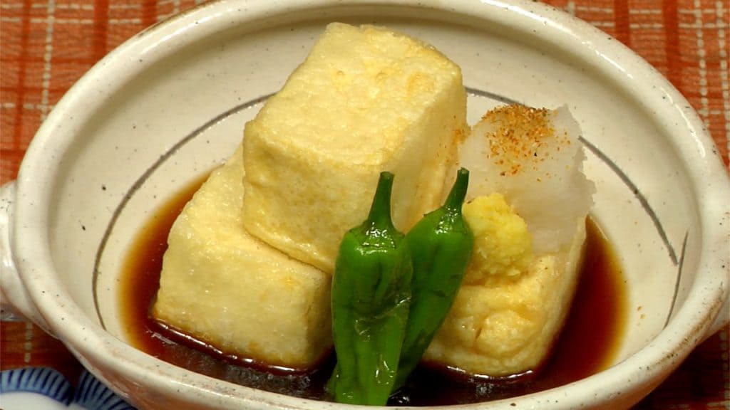 You are currently viewing Recette de tofu Agedashi (tofu frit)