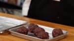 Store the anko balls in the freezer while making the mochi wrapper.