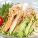 Summer Pork Udon Noodles with Sesame Sauce Recipe