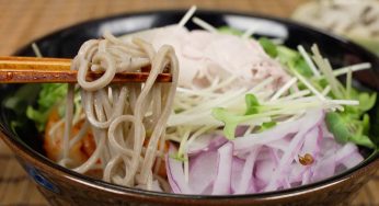 豚しゃぶ冷やしそばの作り方 レシピ
