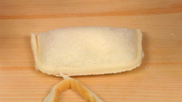 Bây giờ, bánh mì kẹp hình chữ nhật đã sẵn sàng.