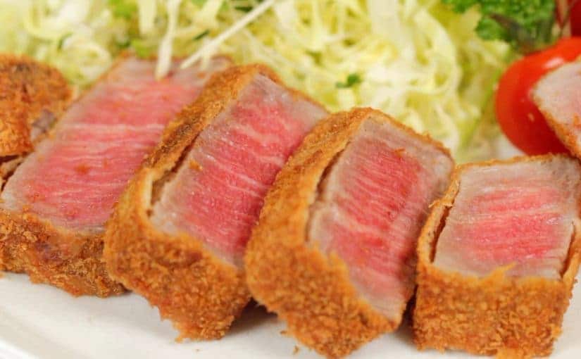 Gyukatsu Recipe (DeepFried Wagyu Beef Cutlets with 2 Types of Dipping