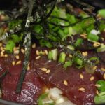 Maguro Zukedon Rezept (marinierte frische Thunfisch Schüssel)