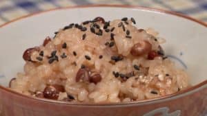 Sekihan Recipe (Steamed Sweet Rice with Azuki Beans)