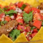 Taco Salad Recipe (Spicy Salsa and Taco Meat)