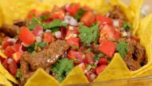 Taco Salad Recipe (Spicy Salsa and Taco Meat)