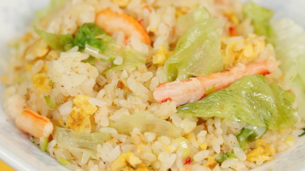 You are currently viewing Crab Lettuce Chahan Recipe (Japanese Fried Rice)