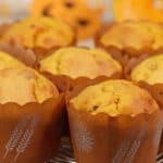 Pumpkin Muffins Recipe (Halloween Dessert with Walnuts and Sweet Kabocha Squash)