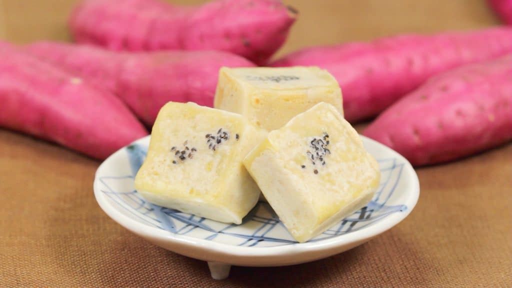 Sweet Potato Kintsuba Recipe (Japanese Traditional Dessert / Wagashi