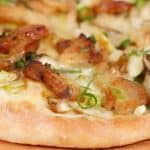 Teriyaki Chicken Pizza Recipe (Japanese-style Pizza with Mozzarella and Mushrooms)