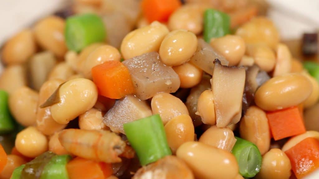 You are currently viewing Gomoku-mame Recipe (Simmered Soybeans with Vegetables and Shrimp)