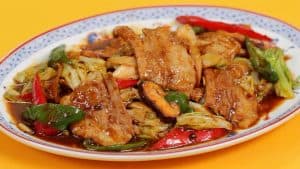 Easy Twice Cooked Pork Recipe (Chinese Pork Belly Stir-Fry with Cabbage)