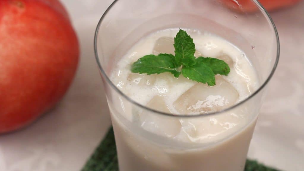 You are currently viewing Peach Lassi Recipe (Indian Yogurt Drink)