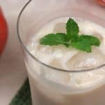 Peach Lassi Recipe (Indian Yogurt Drink)