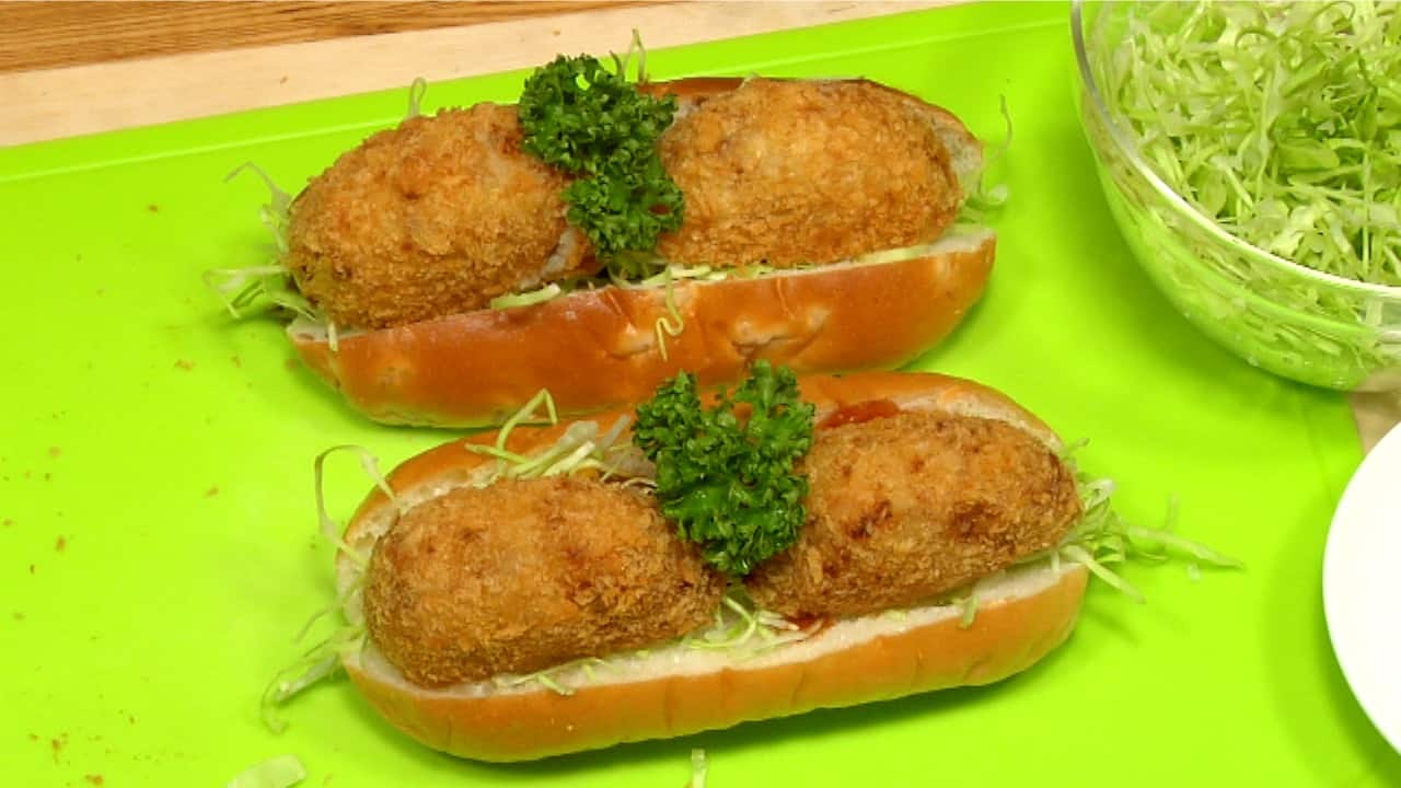 Korokke Pan Recipe (Japanese Potato and Meat Croquette) - Cooking with Dog