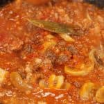 Công thức sốt thịt cà chua (Sốt thịt ít cacbohydrat với rau củ và đậu phụ)