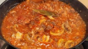 Tomato Meat Sauce Recipe (Low-Carb Meat Sauce with Tofu and Vegetables)