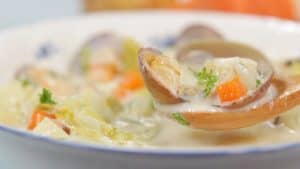 Clam Chowder Recipe (Winter Soup with Seasonal Clams and Vegetables)