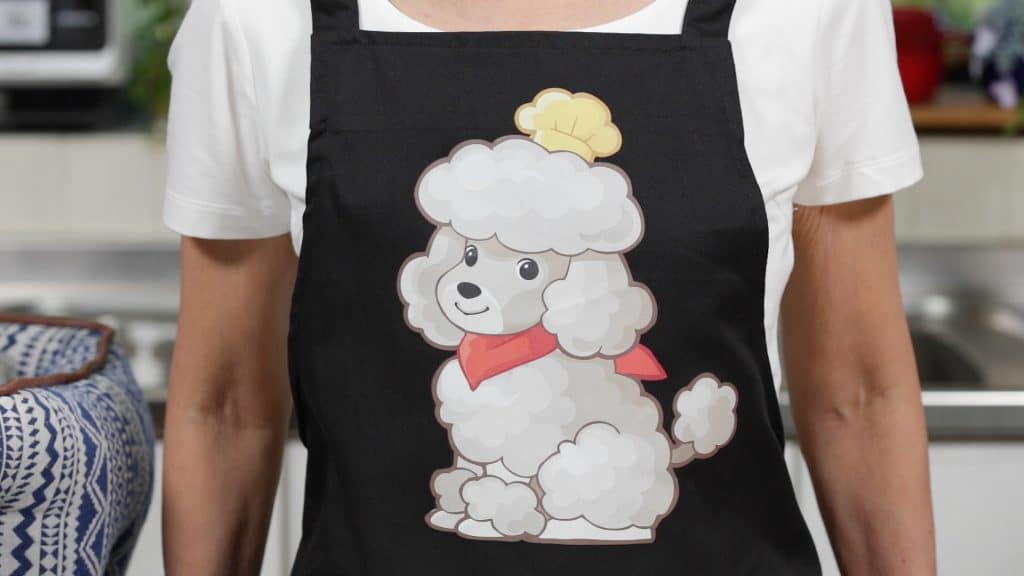 Francis Apron Free Shipping Cooking with Dog