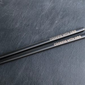 Cooking with Dog Chopsticks (Stainless Steel)