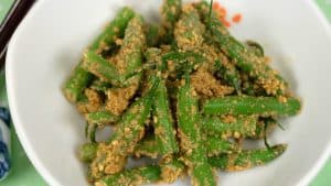 Read more about the article Ingen Gomaae Recipe (String Beans with Sesame Seasoning)