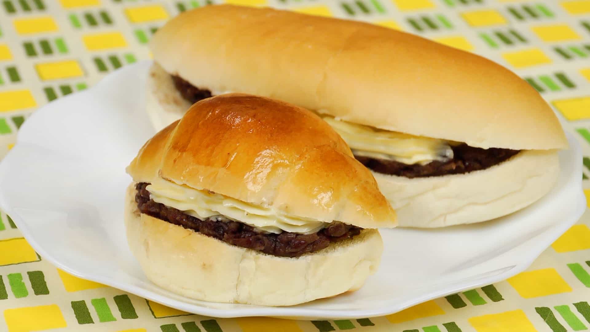 Sweet Red Bean Paste And Ogura Butter Sandwich Recipe How To Make Anko Bean Paste Cooking With Dog