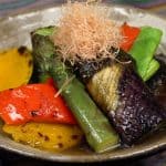 Summer Vegetable Yakibitashi Recipe (Grilled Vegetables Soaked in Dashi Broth)