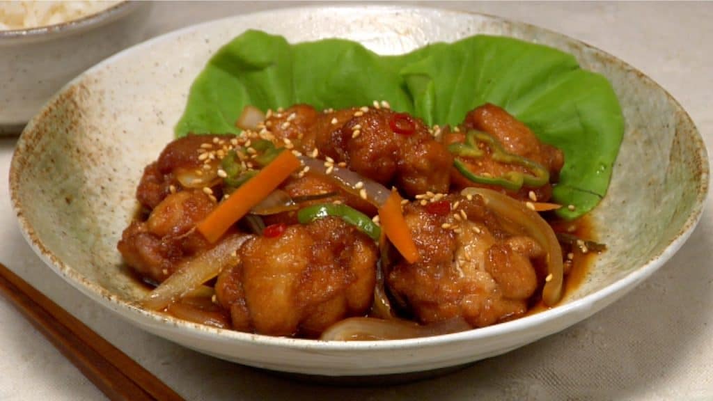 You are currently viewing Chicken Nanbanzuke Recipe (Deep Fried Chicken Marinated in Sweet Vinegar Sauce)