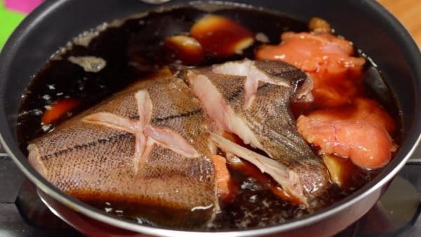 Make sure to bring the broth to a boil before adding the fish. This will help to remove any unwanted flavor.