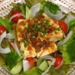 Tofu Salad with Garlic Dressing Recipe (Delicious and Nutritious Salad with Seasonal Vegetables)