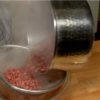 Strain the red beans and discard the cooking water.