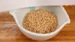 Now, you are able to smell the delicious aroma of sesame in the air. The chopped sesame seeds are also known as Kirigoma, and they are often served with noodles as a condiment.