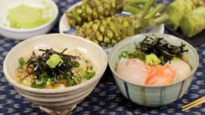 Lire la suite à propos de l’article Recette de bol de Wasabi (3 types de Donburi au Wasabi pour savourer le Wasabi authentique à son meilleur)
