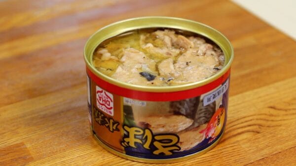 This is our favorite packaged boiled mackerel, which we always use. Canned mackerel is very popular in Japan and is often featured on TV. They are delicious, nutritious, and come in many varieties.