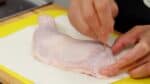 Make sure the entire surface of the chicken is thoroughly pierced.