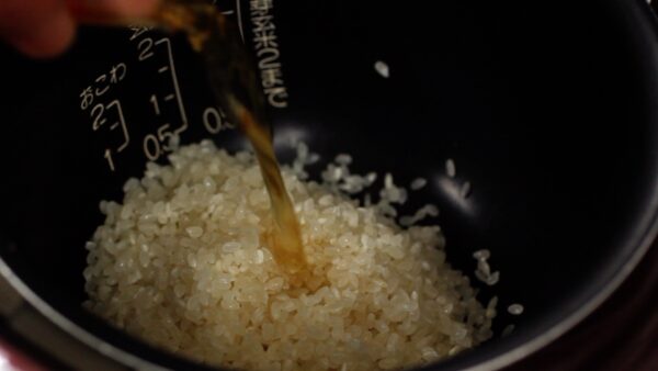 Add 2 tablespoons of Shiro-dashi, a light colored dashi seasoning.